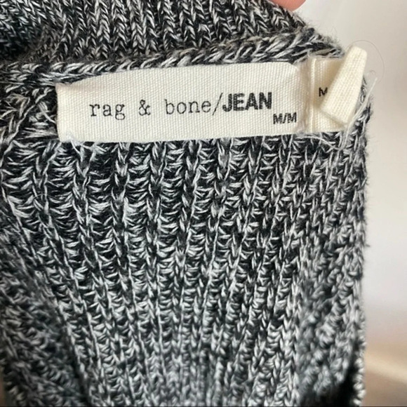 Rag & Bone • Grey Dana Cold Shoulder Sweater - Picture 6 of 7